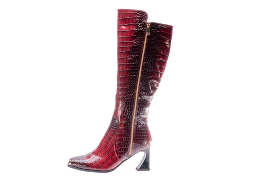 LONDON WINE KNEE HIGH BOOT (NEW ARRIVAL)