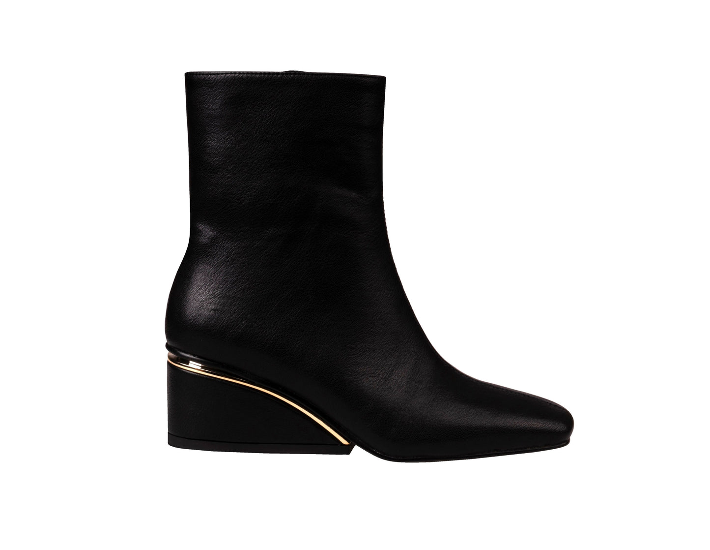 MONA BLACK WEDGE BOOTIE (NEW ARRIVAL)