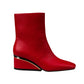 MONA RED WEDGE BOOTIE (NEW ARRIVAL)