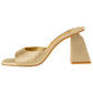 REESE GOLD BLOCK HEEL (NON-WIDE WIDTH/NEW ARRIVAL)