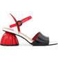 SEASHELL BLACK BLOCK HEEL