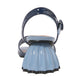 SEASHELL BLUE BLOCK HEEL