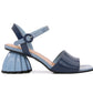 SEASHELL BLUE BLOCK HEEL