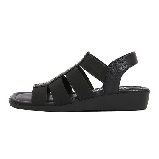 BLACK SUNSET WEDGE HEELL