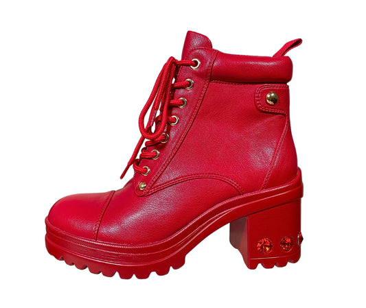 THUNDER RED COMBAT BOOT (NEW ARRIVAL)