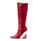 VILLA BURGUNDY KNEE HIGH BOOT (NEW ARRIVAL)