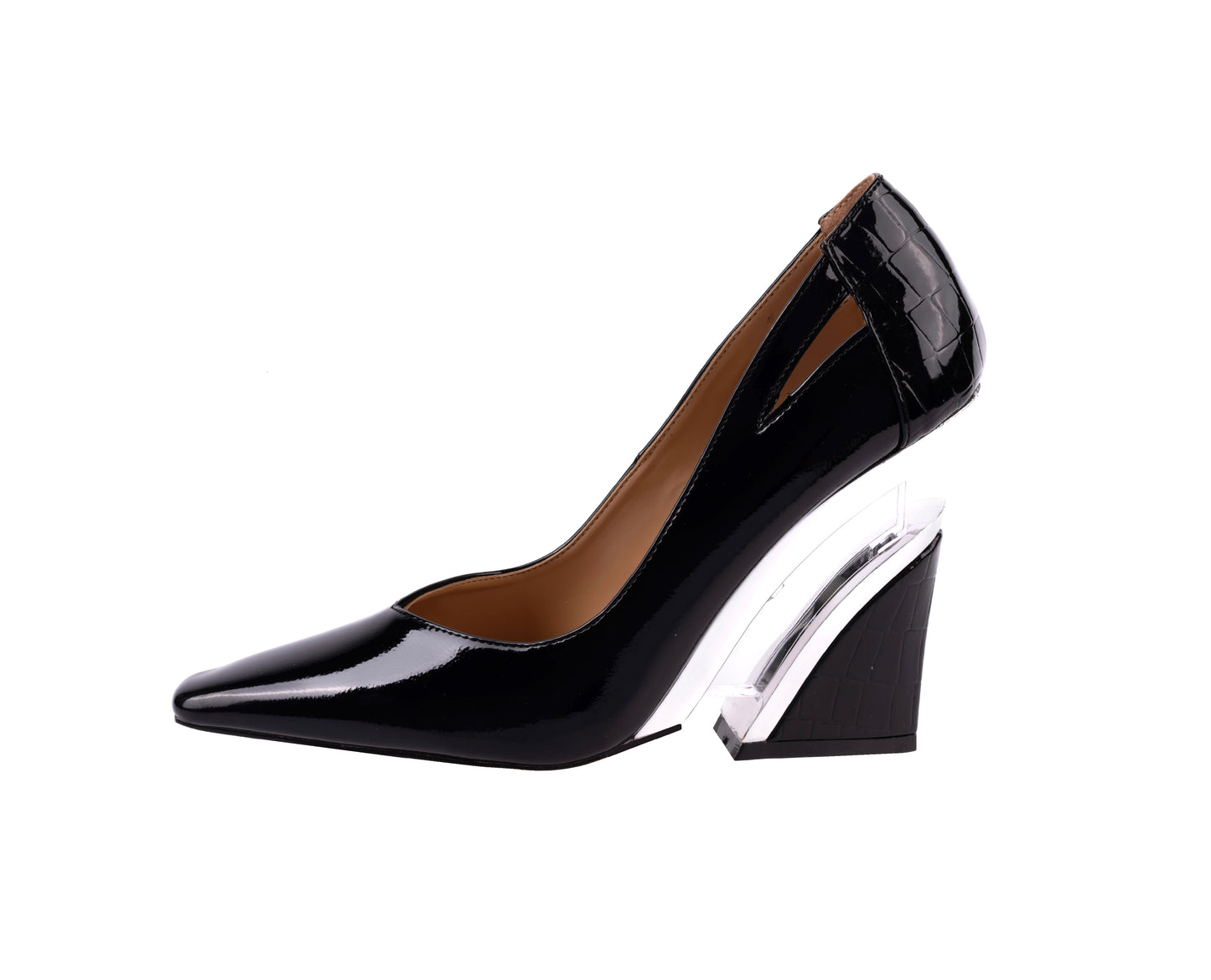 VIPER BLACK WEDGE PUMP (NEW ARRIVAL)