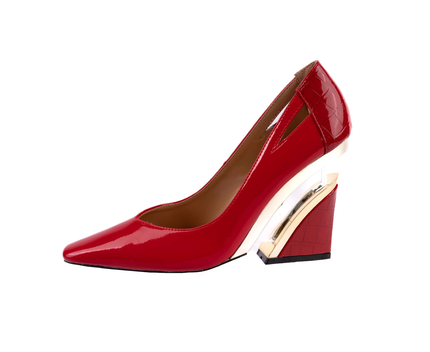 VIPER RED WEDGE PUMP (NEW ARRIVAL)