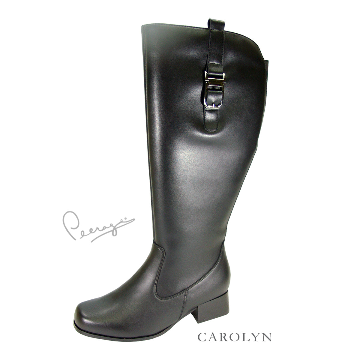 Carolyn (Wide Calf Leather Boot)